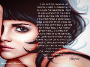 dia da mulher 2016