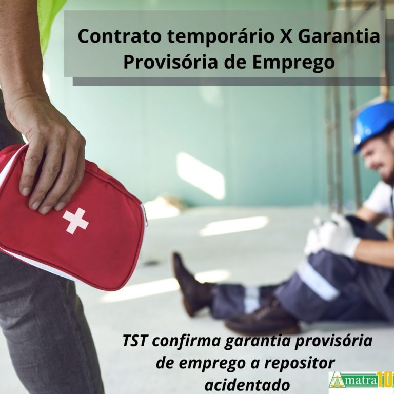 Contrato temporário X Garantia Provisória de Emprego 768x768